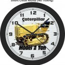 Caterpillar Model 2 Ton Bulldozer Wall Clock-Free US Ship