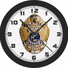 Alaska State Trooper Badge Wall Clock-Free US Ship