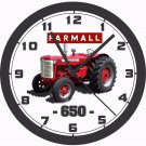 INTERNATIONAL-FARMALL 650 TRACTOR WALL CLOCK-JOHN DEERE