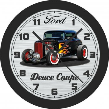 1932 Ford Deuce Coupe Wall Clock-Free US Ship
