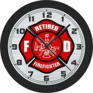 Retired Fighter Seal Wall Clock-Free US Ship