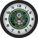 United States Army Retired Seal Wall Clock-Free US Ship