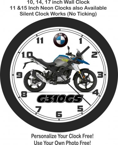 2020 BMW G310GS Motorcycle Wall Clock-Free US Ship