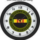Welcome Home Vietnam veterans Wall Clock-Free US Ship