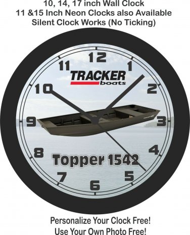 2021 Tracker Boats Topper 1542 Wall Clock-Free US Ship