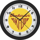 Vintage Ski-Doo Bombardier Snowmobile Sign Wall Clock-Free US Ship