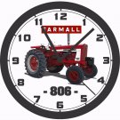 INTERNATIONAL-FARMALL 806 GAS TRACTOR WALL CLOCK-JOHN DEERE