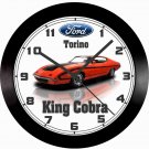 1970 FORD TORINO KING COBRA WALL CLOCK-FREE USA SHIP, Mustang, Galaxie, Dodge