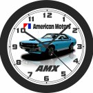 1970 American Motors (Blue) AMX Wall Clock-Free US Ship
