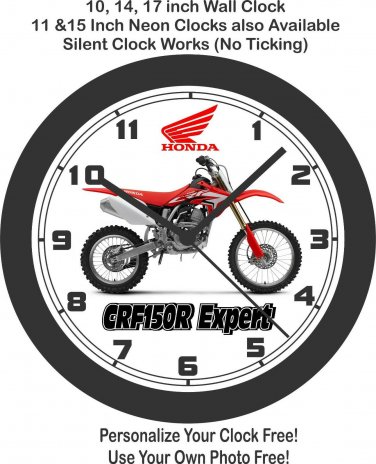 2020 Honda CRF150R Expert or CRF150R  Wall Clock-Choose 1 of 2, Free US Ship