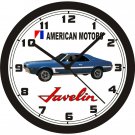 1969 AMERICAN MOTORS JAVELIN WALL CLOCK-FREE USA SHIP!