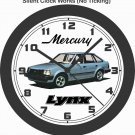 1983 Mercury Lynx Wall Clock-Free USA Ship