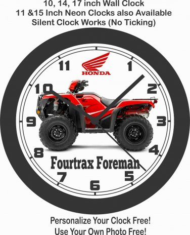 2020 HONDA FOURTRAX FOREMAN 4X4 ES EPS ATV WALL CLOCK-FREE USA SHIP