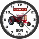 FARMALL 504 TRACTOR WALL CLOCK-Free US Ship, John Deere