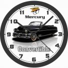 1951 MERCURY CONVERTIBLE BIG 10, 14 or 17 INCH WALL CLOCK-FREE US SHIP