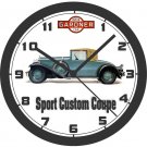 1928 GARDNER SPORT CUSTOM COUPE  I0,14 OR 17 INCH WALL CLOCK-FREE USA SHIP!