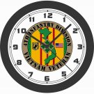 4TH INFANTRY DIVISION VIETNAM VETERAN WALL CLOCK-FREE USA SHIP