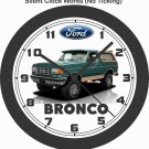 1988 FORD BRONCO EDDIE BAUER EDITION WALL CLOCK-BLAZER, EXPLORER, TAHOE