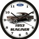 1954 FORD SUNLINER CONVERTIBLE WALL CLOCK-Choose 1 of 3