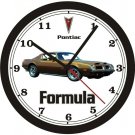 1973-1975 PONTIAC FIREBIRD FORMULA WALL CLOCK-FREE USA SHIP!