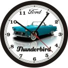 1956 FORD THUNDERBIRD WALL CLOCK-FREE USA SHIP!-Other Colors Available.