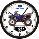 2000 POLARIS DIESEL ATV WALL CLOCK-FREE USA SHIP!-Can-Am