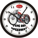 JAWA TYPE 891 SPEEDWAY WALL CLOCK-FREE USA SHIP!