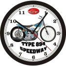 JAWA TYPE 894 SPEEDWAY WALL CLOCK-FREE USA SHIP!