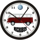 VOLKSWAGEN MICROBUS WALL CLOCK-FREE USA SHIP!