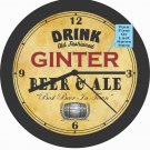 Beer & Ale Cerveza Personalized Wall Clock-Free USA Ship & Choose 1 of 2 Colors!