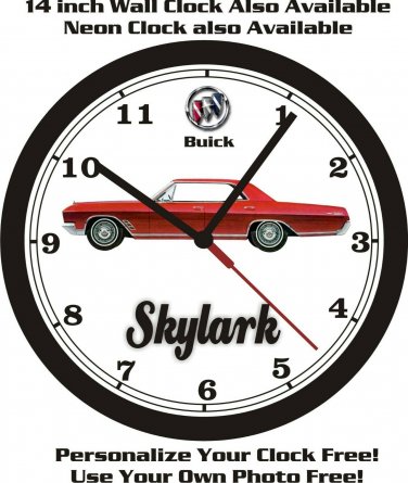 1966 BUICK SKYLARK WALL CLOCK-FREE USA SHIP!