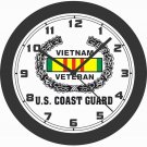 U.S. Coast Guard Vietnam Veteran Wall Clock-Free USA Ship