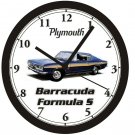 1968 PLYMOUTH BARRACUDA FORMULA S WALL CLOCK-Free USA Ship-Dodge