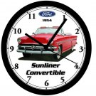1954 FORD SUNLINER CONVERTIBLE WALL CLOCK-Free USA Ship