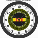 WELCOME HOME VIETNAM VETERANS WALL CLOCK-Free USA Ship!