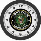 LOUISIANA FORT POLK ARMY BASE WALL CLOCK-NEW!