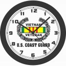 UNITED STATES COAST GUARD VIETNAM VETERAN WALL CLOCK-NEW!