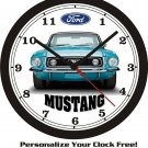 1968 FORD MUSTANG WALL CLOCK-FREE USA SHIP-NEW!