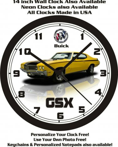 1970 BUICK GSX WALL CLOCK-FREE USA SHIP!