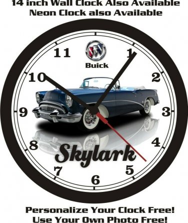 1954 BUICK SERIES 100 SKYLARK WALL CLOCK-FREE USA SHIP-Chevrolet, Dodge, Ford