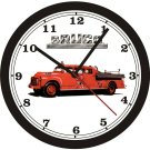 BRUCO FIRE ENGINE TRUCK WALL CLOCK-FREE USA SHIP!