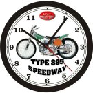 JAWA TYPE 895 SPEEDWAY WALL CLOCK-FREE USA SHIP!