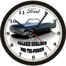1961 FORD GALAXIE SUNLINER 390 TRI-POWER WALL CLOCK-FREE USA SHIP!