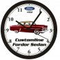 1952 FORD CUSTOMLINE FORDOR SEDAN WALL CLOCK-Free USA Ship