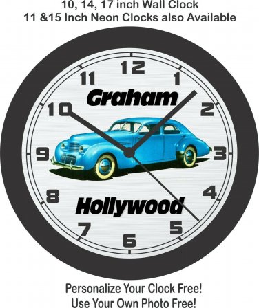 1940 Graham Hollywood Wall Clock-Free US Ship!
