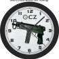 Skorpion Machine Gun Wall Clock-Free US Ship