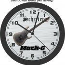 Schecter Mach-6 Guitar Wall Clock-Free US Ship-Fender, Gibson