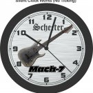 Schecter Mach-7 Guitar Wall Clock-Free US Ship-Fender, Gibson