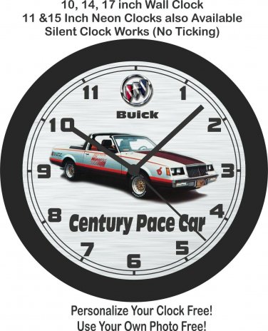 1981 Buick Century pace Car Wall Clock-Free US Ship