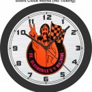 Dr. Oldsmobile's W Machine Emblem Wall Clock-Choose 1 of 2, Cutlass, Hurst/Olds